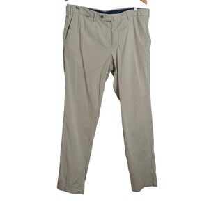 PT Torino Silkochino Mens Slim Fit Beige Cotton Silk Blend Chino Pants 52 36x32